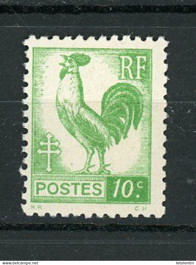 FRANCE -  COQ D'ALGER - N° Yvert 630** - 1944 Gallo E Marianna Di Algeri