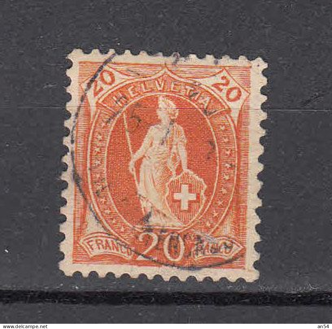 1894 N°  66D    OBLITERE    CATALOGUE   SBK - Used Stamps