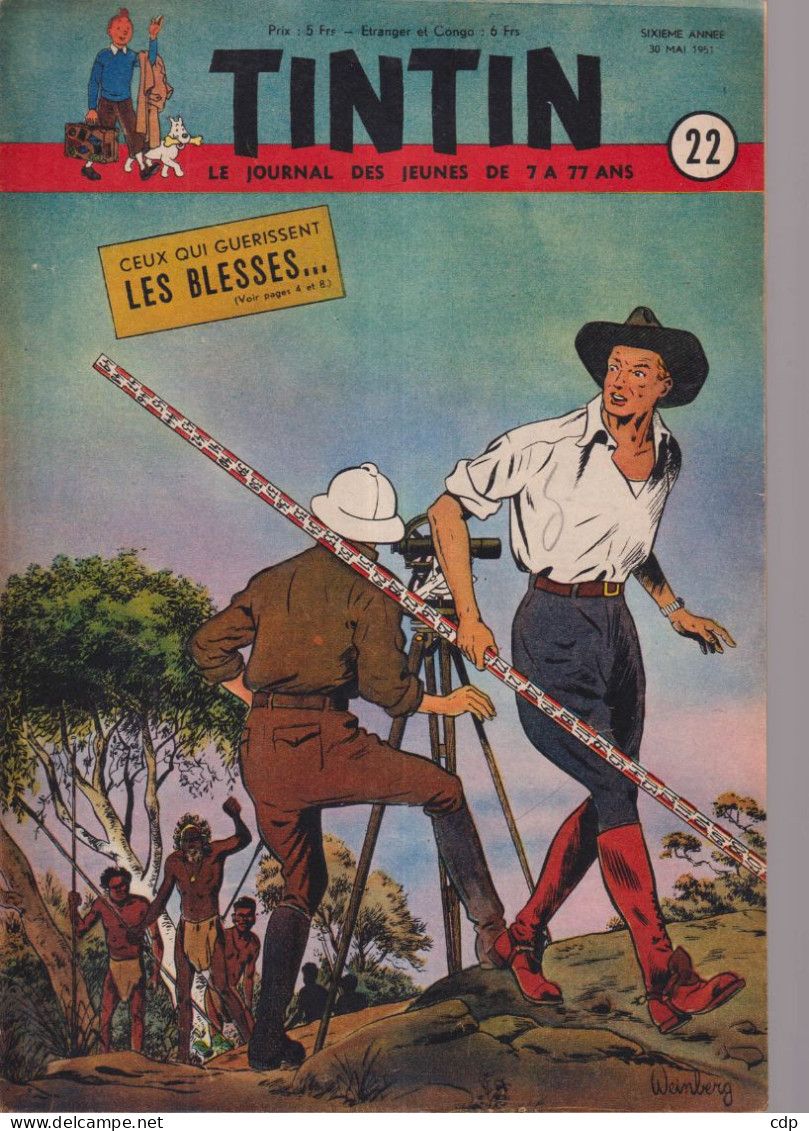 Magazine Tintin     22    1951 - Tintin