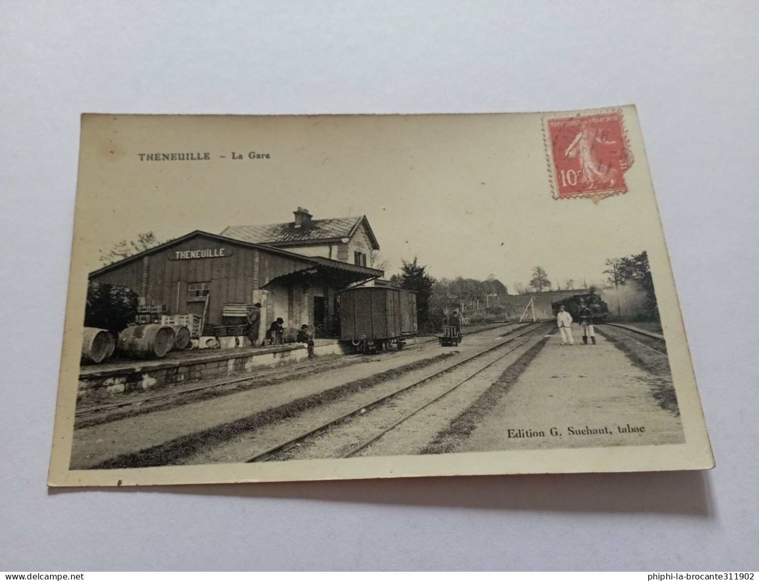 H11/185- THENEUILLE- La Gare - Autres & Non Classés
