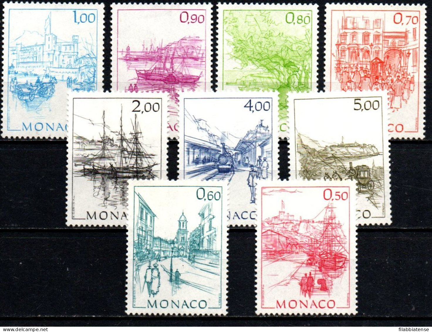 1986 - Monaco 1510/18 Ordinaria   ---- - Neufs