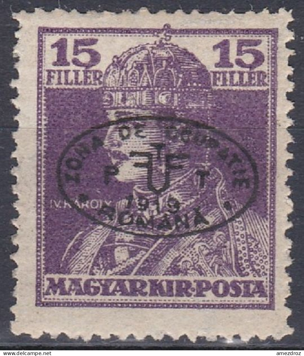 Hongrie Debrecen 1919 Mi 38b * Roi Charles IV (A12) - Debreczen