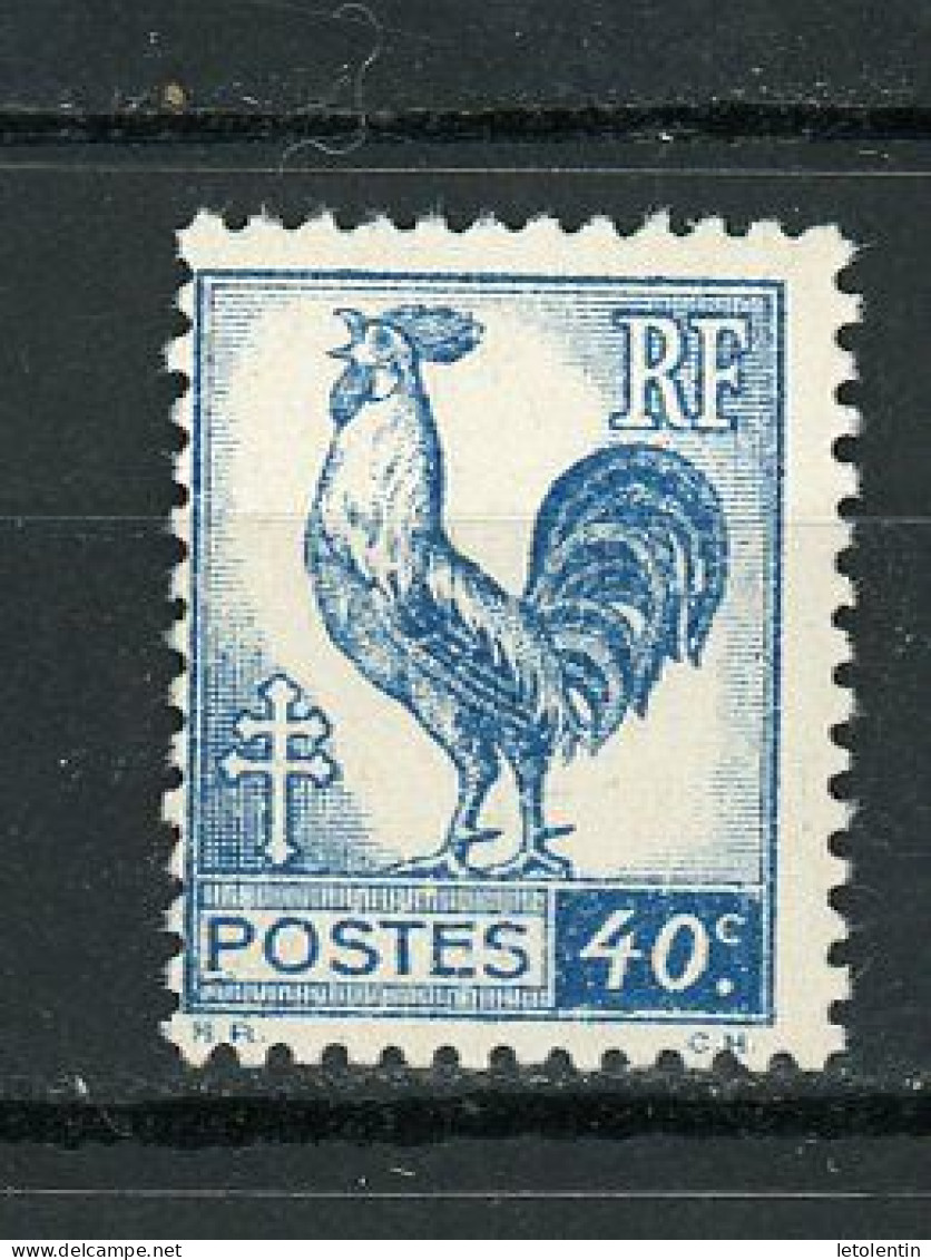 FRANCE -  COQ D'ALGER - N° Yvert 632** - 1944 Gallo E Marianna Di Algeri