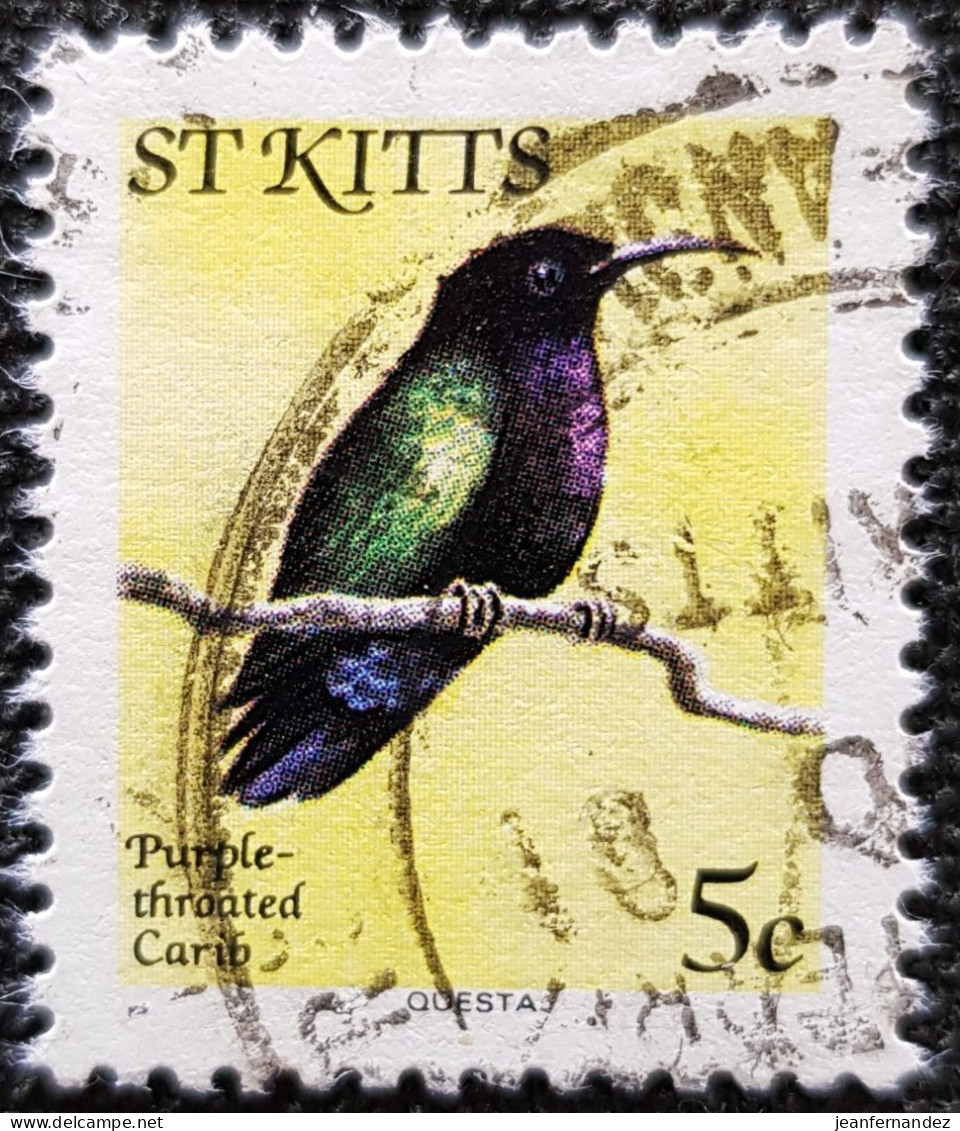 Amérique >  St.Kitts 1981 Bird Stampworld N° 27 - St.Kitts And Nevis ( 1983-...)