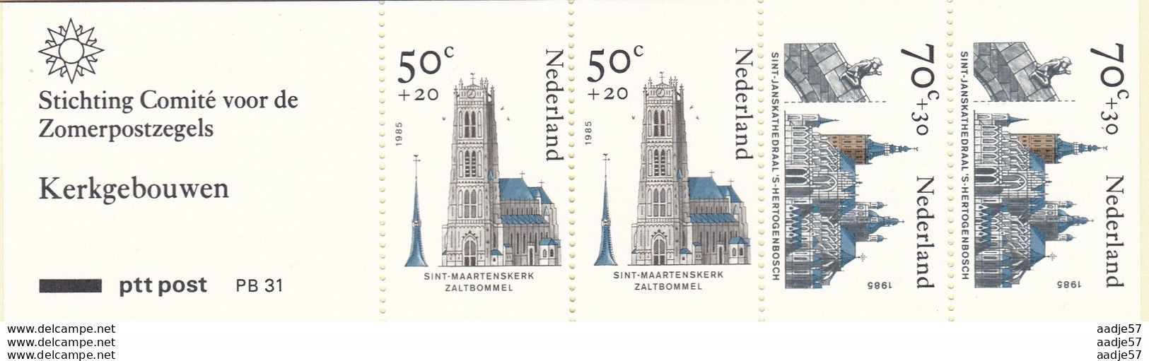 Postzegelboekje NL PB31 (Mi.32) Zomer 1985 Postfris/MNH** - Cuadernillos