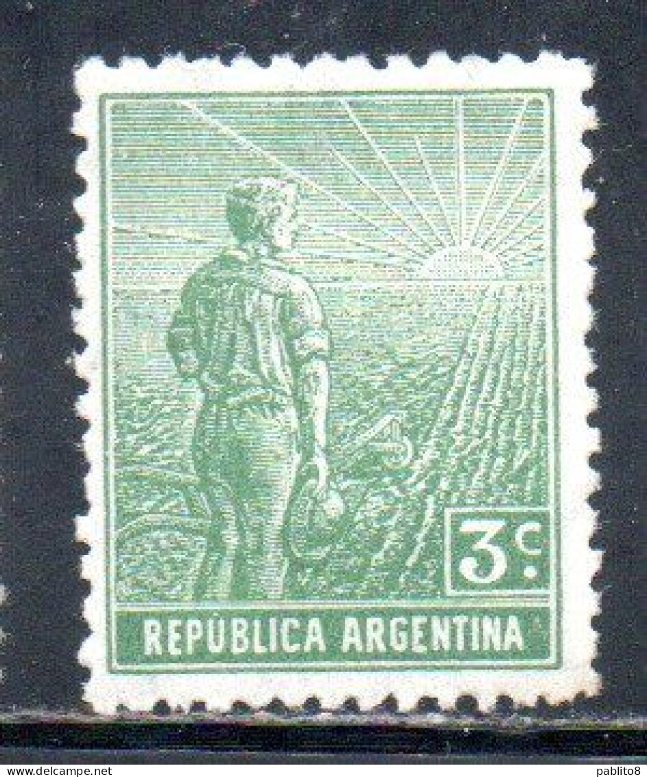 ARGENTINA 1911 AGRICULTURE 3c MH - Ungebraucht