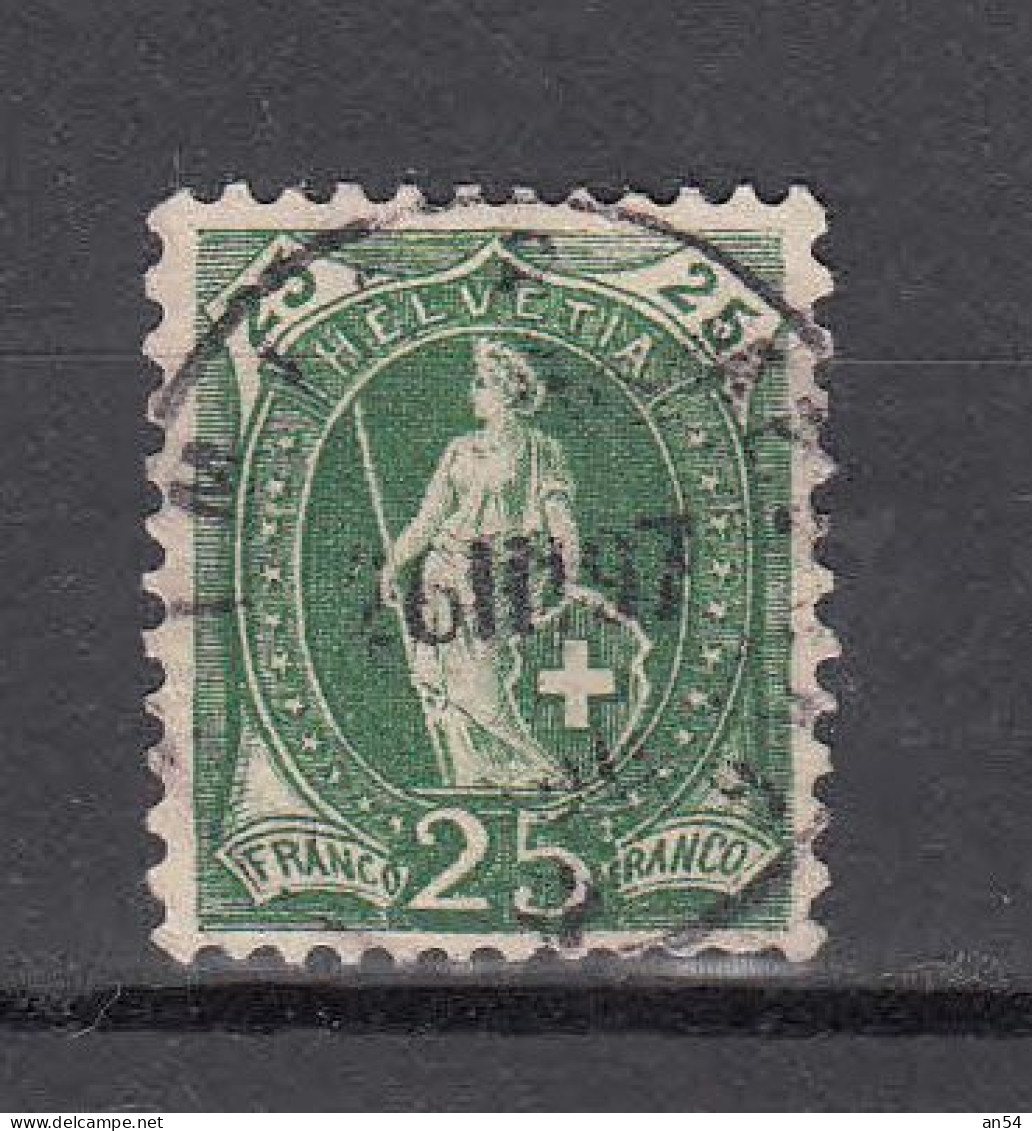 1894 N°  67D    OBLITERE    CATALOGUE   SBK - Used Stamps