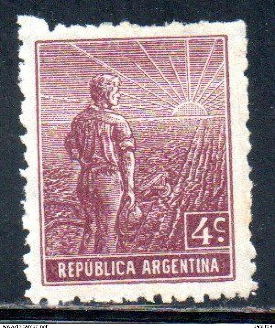 ARGENTINA 1911 AGRICULTURE 4c MH - Neufs