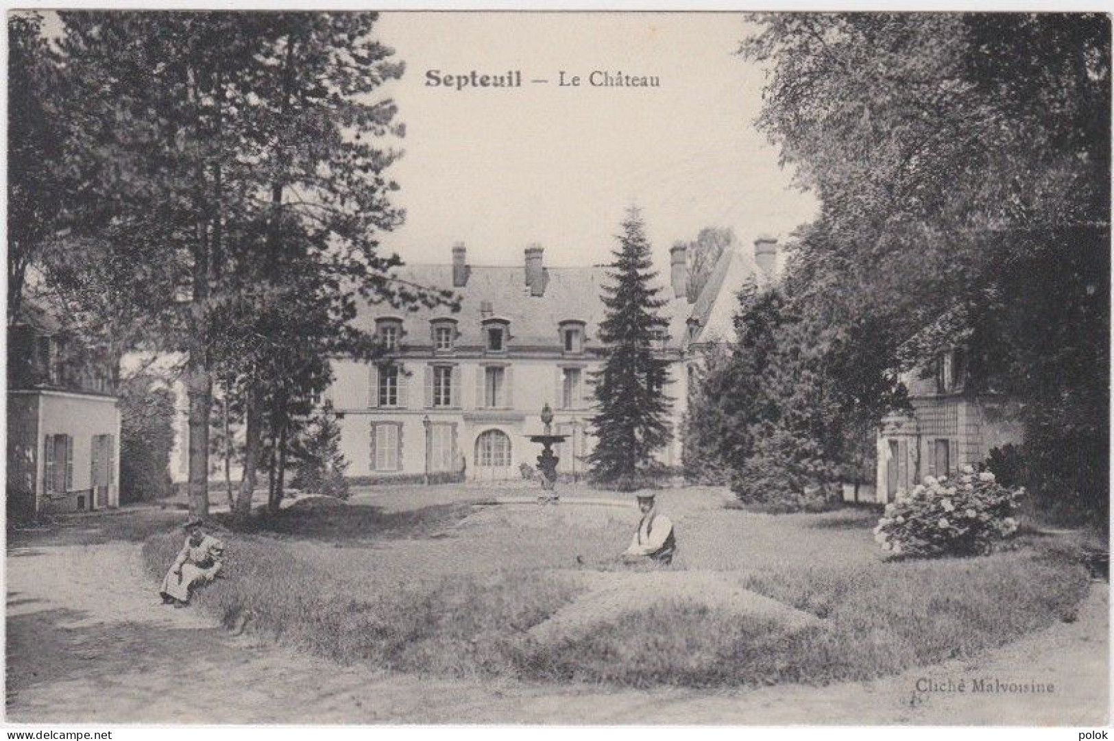 Cn – Cpa SEPTEUIL – Le Château - Septeuil