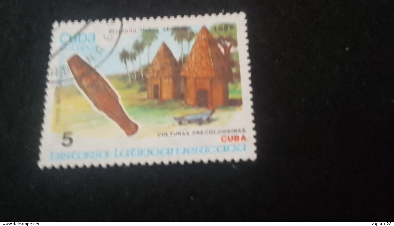 CUBA- 1980-90   5  C.     DAMGALI - Used Stamps