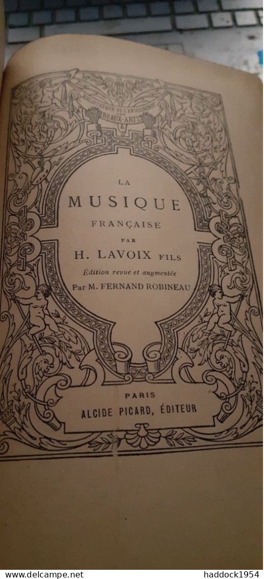 La Musique Française LAVOIX Fils Alcide Picard 1903 - Musique