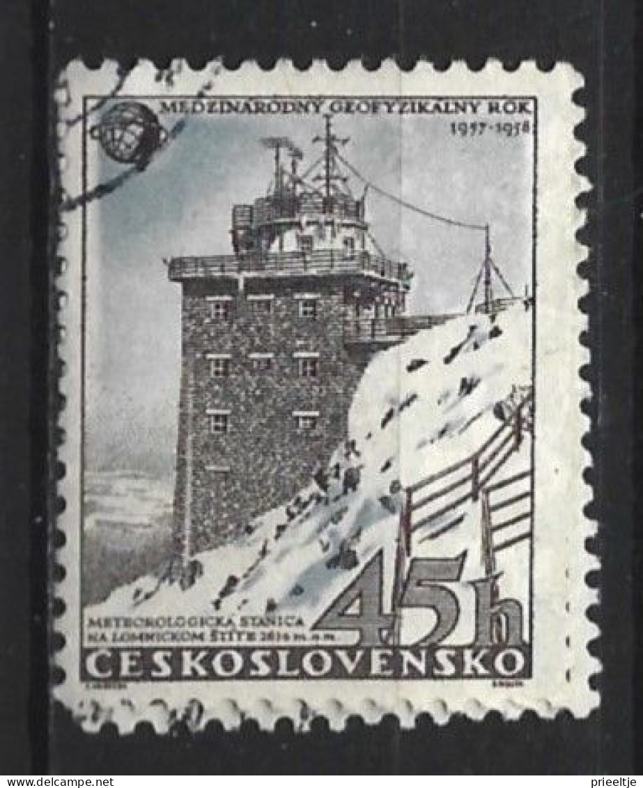 Ceskoslovensko 1957 Intern. Geophysical Year   Y.T. 940  (0) - Gebruikt