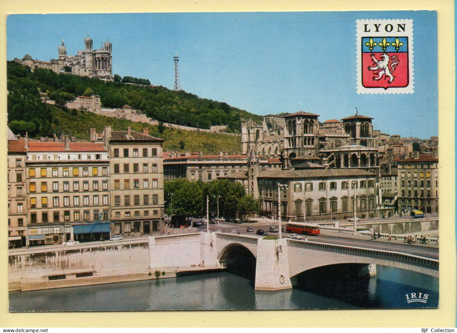 69. LYON (5) Pont Bonaparte / Colline De Fourvière / Blason (voir Scan Recto/verso) - Lyon 5