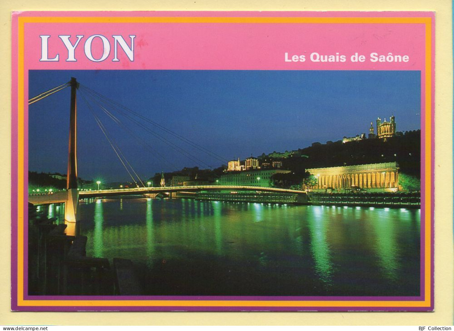 69. LYON (5) Les Quais De Saône / Notre-Dame De Fourvière / Palais De Justice (2 Scans) - Lyon 5