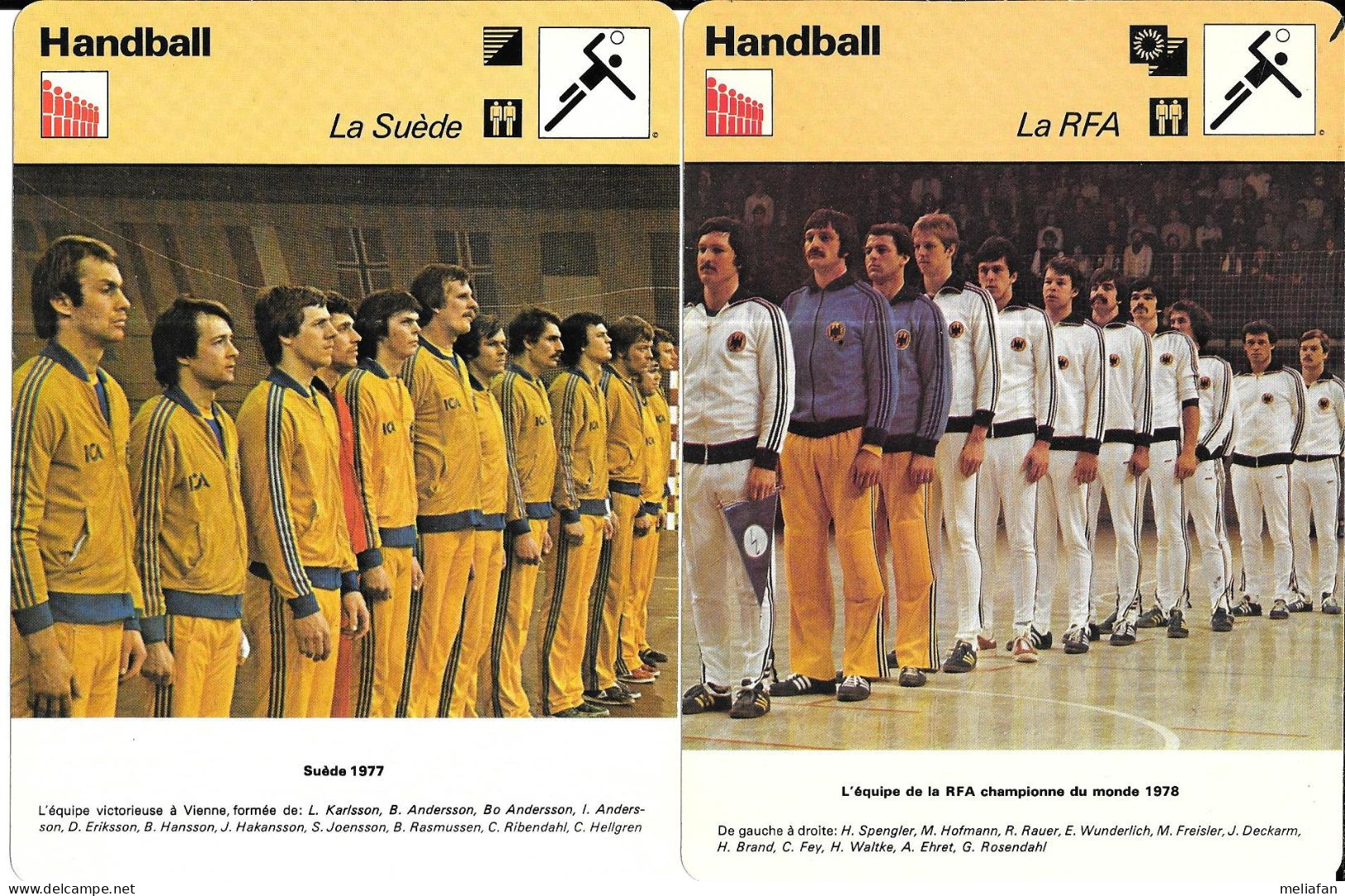 GF1068 - FICHES EDITIONS RENCONTRE - HANDBALL - Handball