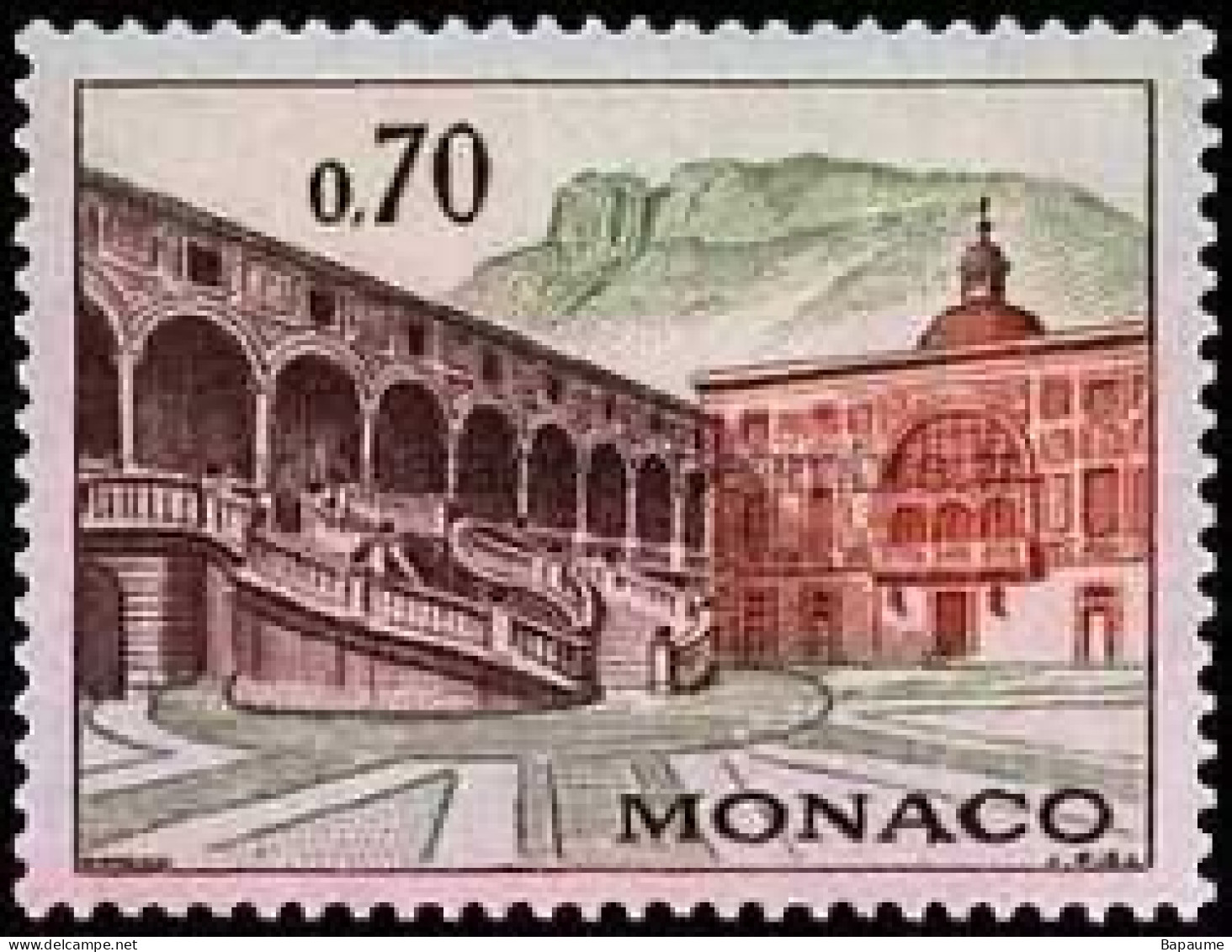 Monaco - Yvert & Tellier N°548A - Cour D'honneur Du Palais Princier - Neuf** NMH Cote Catalogue 1€ - Unused Stamps