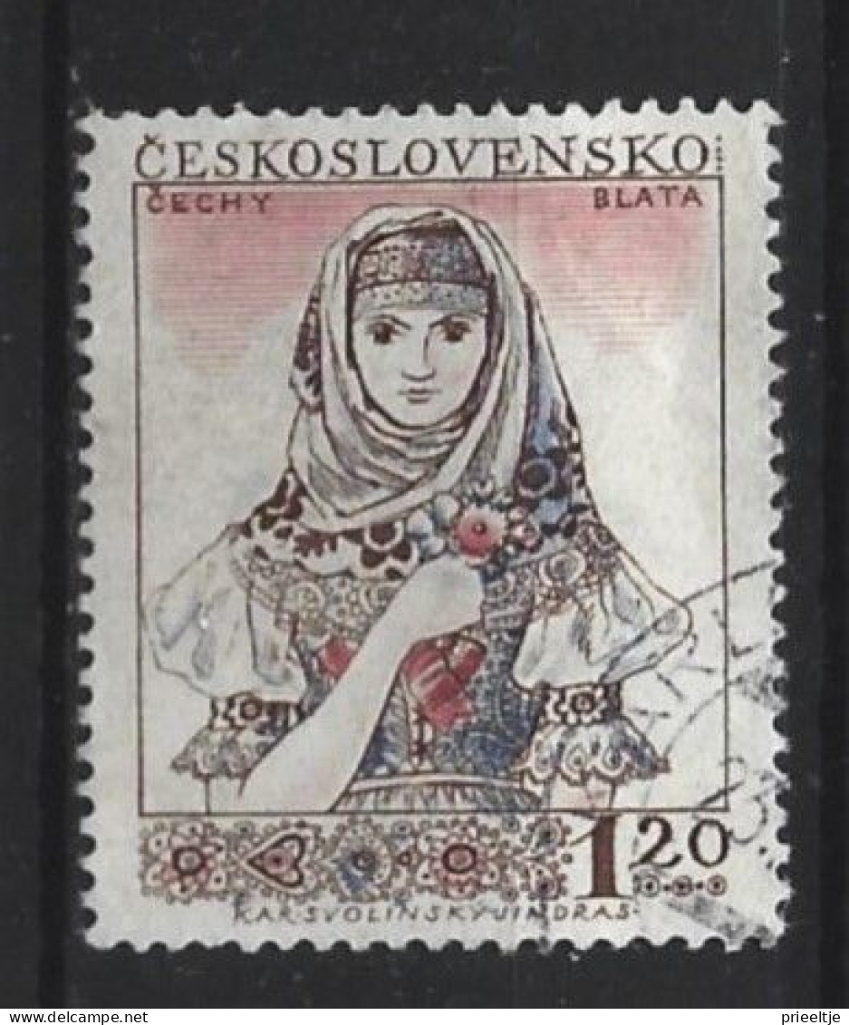 Ceskoslovensko 1956  Regional Costumes  Y.T. 882  (0) - Used Stamps