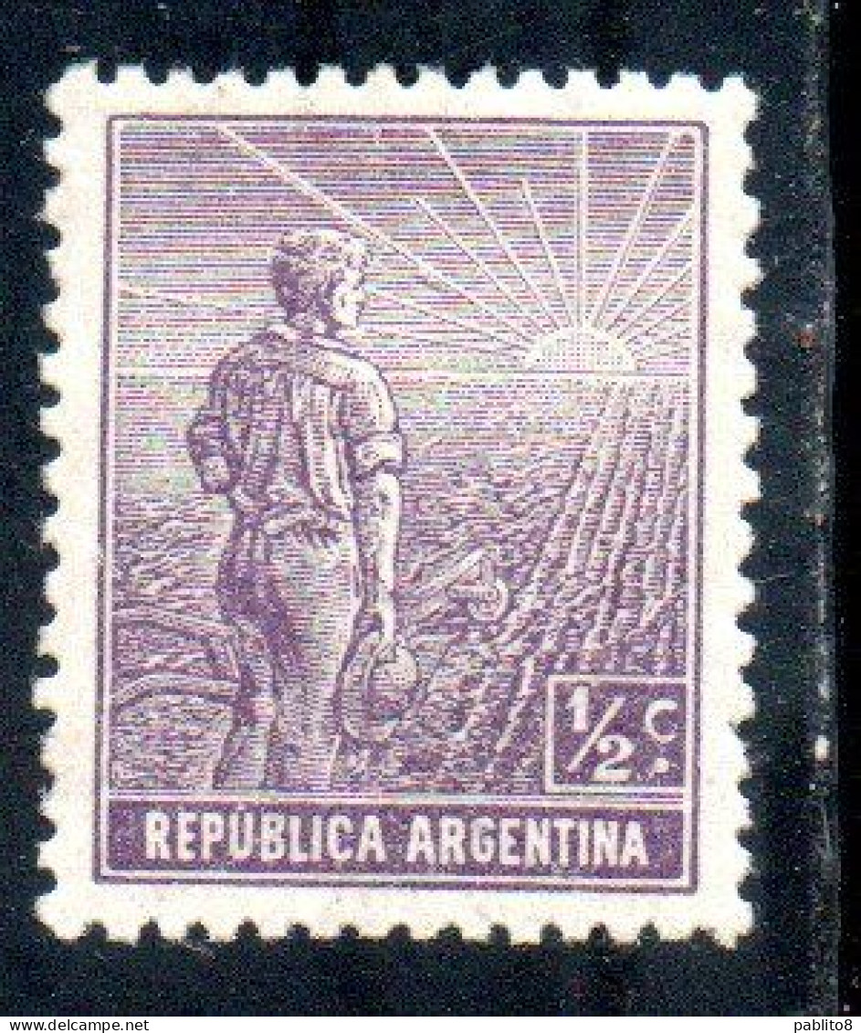 ARGENTINA 1912 1914 AGRICULTURE 1/2c MNH - Unused Stamps
