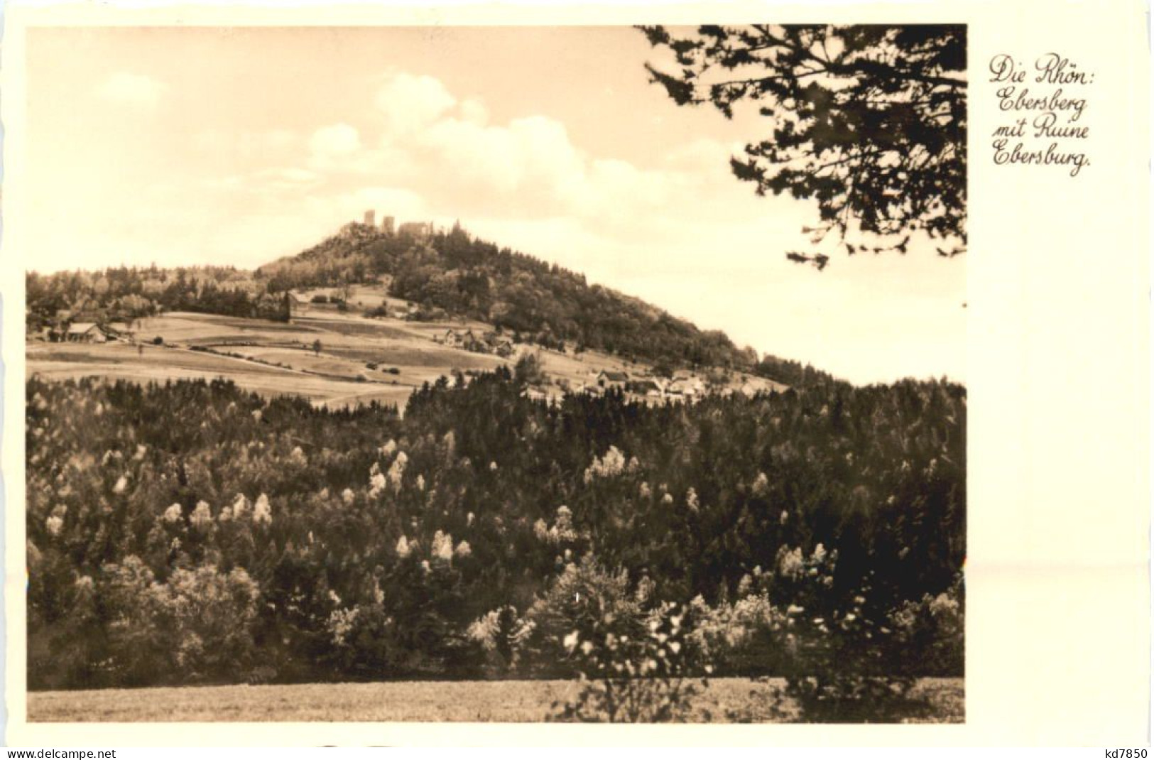 Ebersberg Mit Ruine Rhön - Fulda