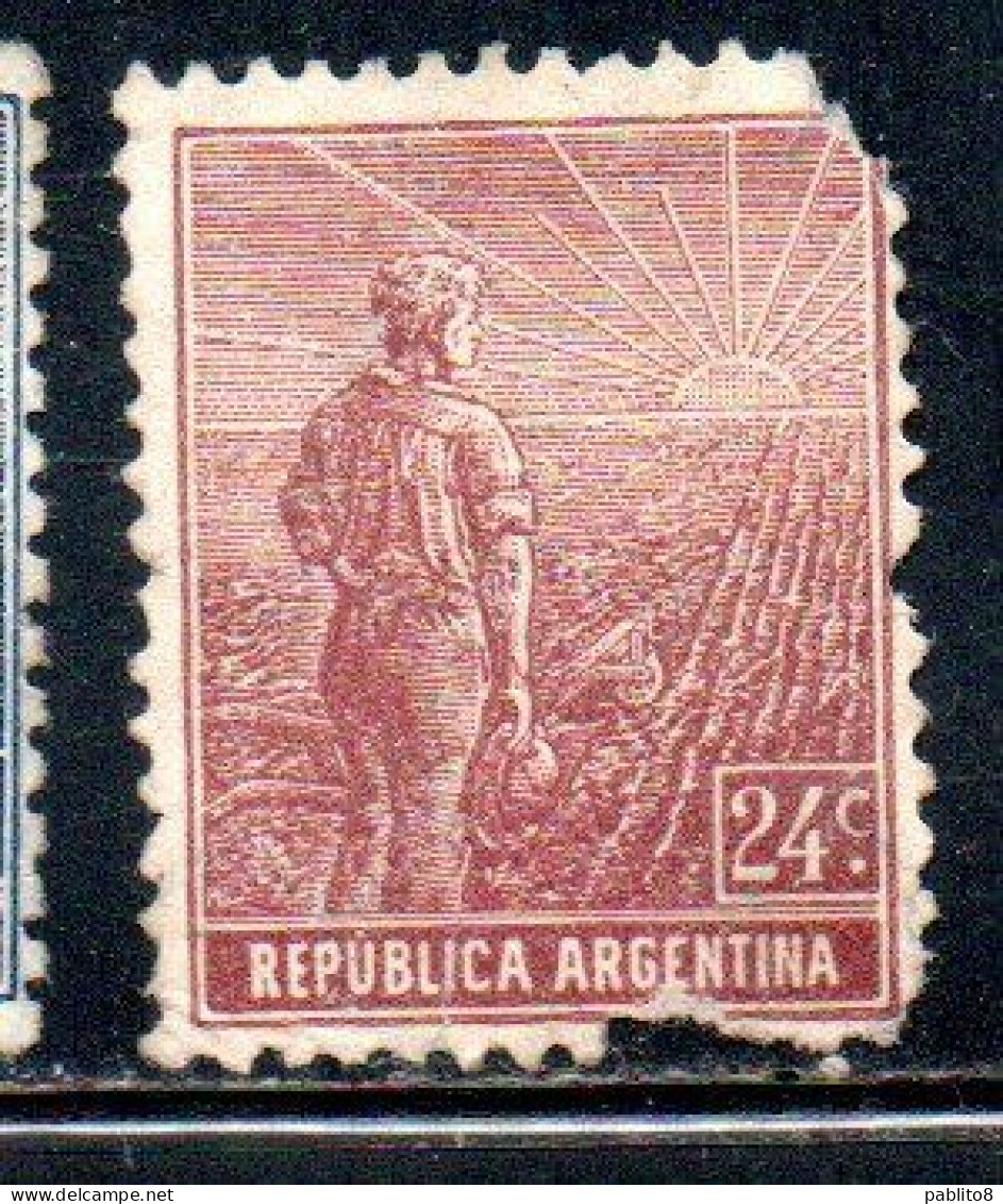ARGENTINA 1912 1914 AGRICULTURE 12c USED USADO OBLITERE' - Used Stamps