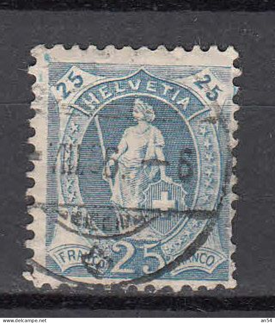 1906   N°  93A    OBLITERE    CATALOGUE   SBK - Used Stamps