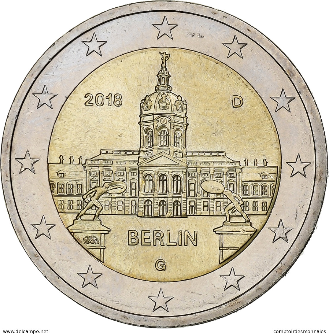 République Fédérale Allemande, 2 Euro, 2018, Karlsruhe, Bimétallique, SPL - Germania