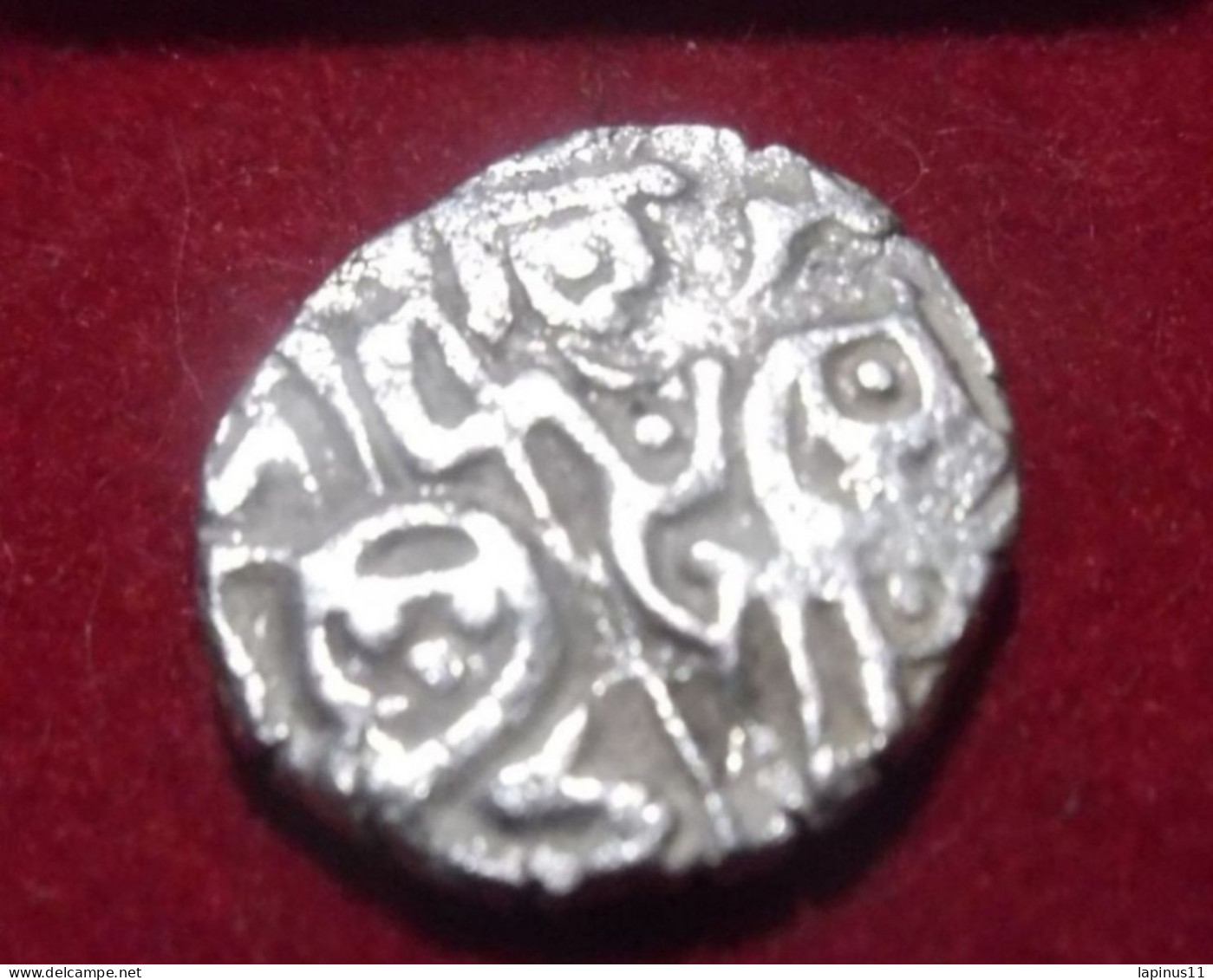 IRAN Silver Coins Persian SILVER DRACHMA SAMANTA DEVA BETWEEN 850 - 1000 AD KABUL SHAHI DYNASTY BULL & HORSEMAN 3.1 G - Irán