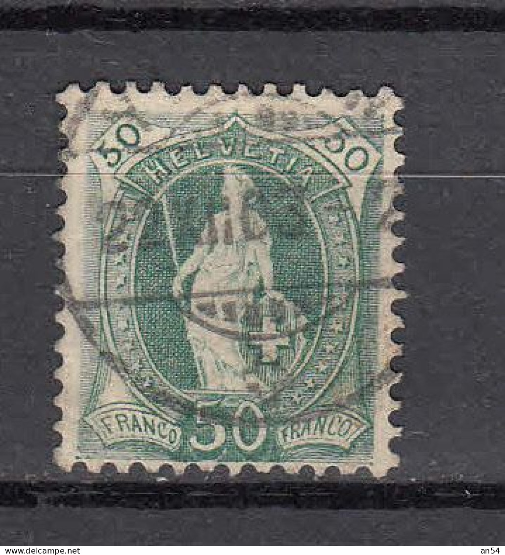 1901   N°  74E    OBLITERE    CATALOGUE   SBK - Used Stamps