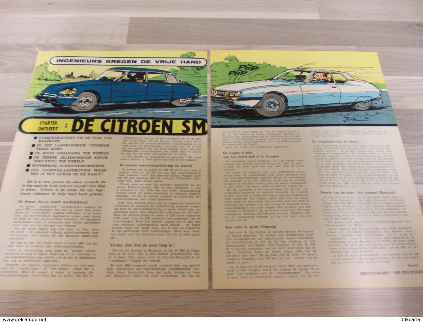 Reportage Uit Oud Tijdschrift 1971 - De Citroën SM - Non Classés