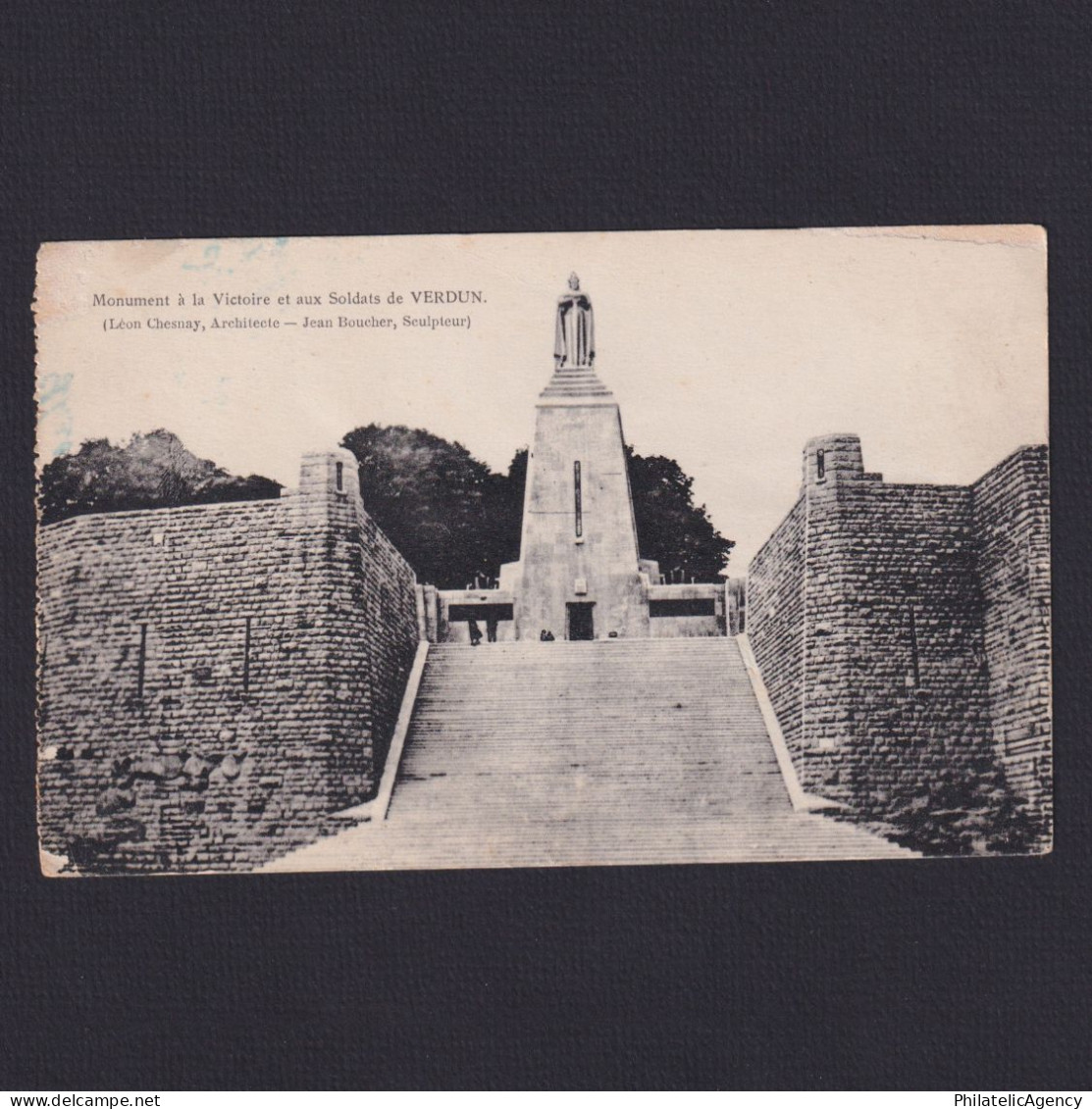 FRANCE, Postcard WWI, Monument A La Victoire At Aux Soldats De Verdun, Used - Weltkrieg 1914-18