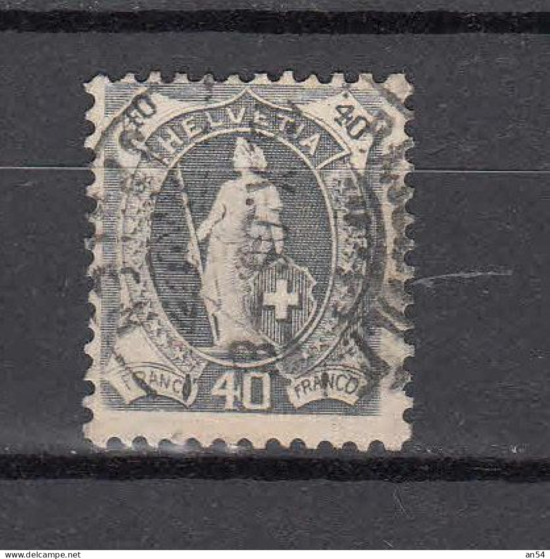 1901   N°  76F    OBLITERE    CATALOGUE   SBK - Used Stamps