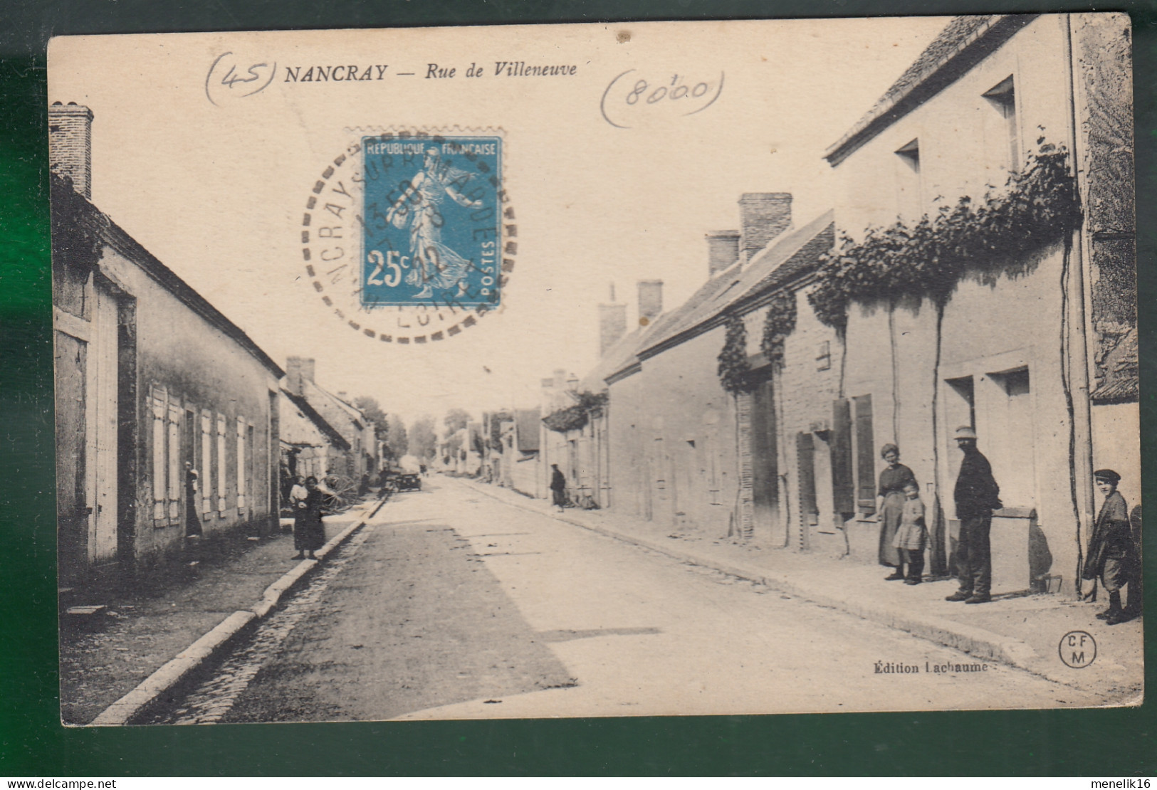 CP - 45 - Nancray - Rue De Villeneuve - Autres & Non Classés