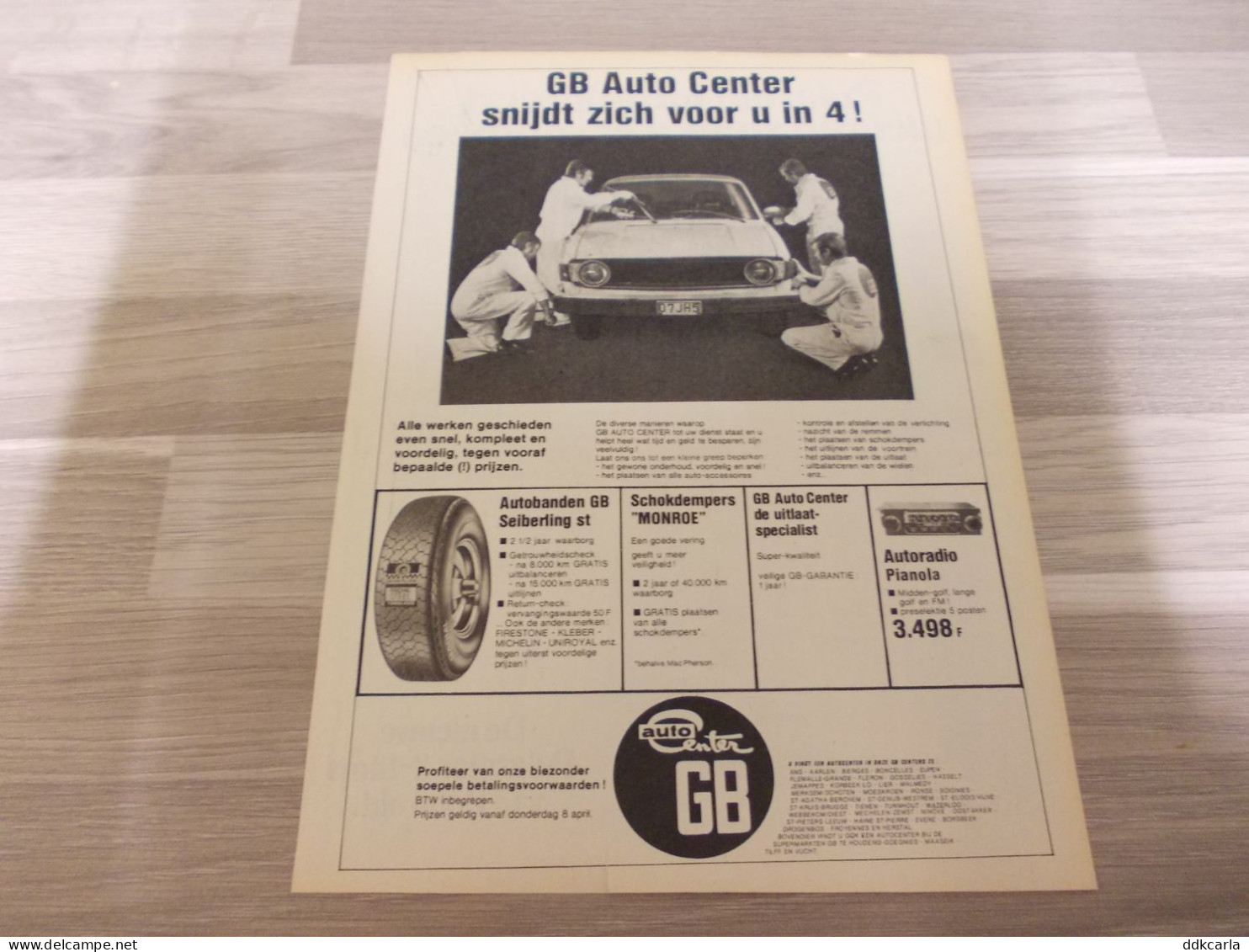 Reclame Advertentie Uit Oud Tijdschrift 1976 - GB Auto Center - Volvo - Pubblicitari
