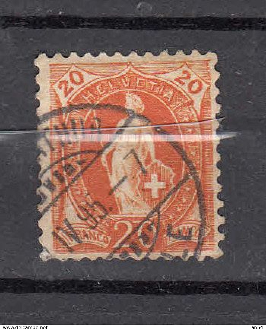 1891   N° 66C    OBLITERE    CATALOGUE   SBK - Used Stamps