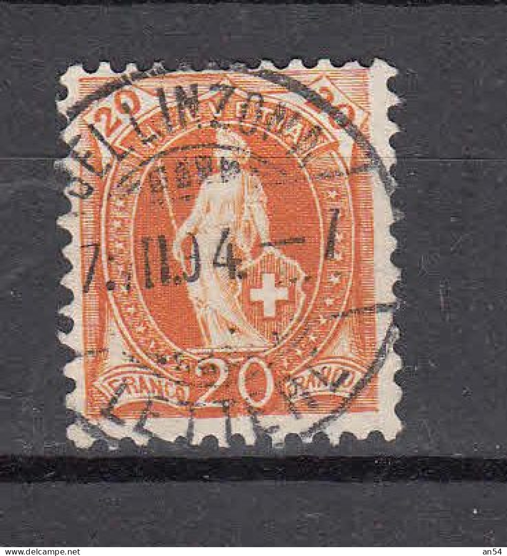 1891   N° 66C    OBLITERE    CATALOGUE   SBK - Used Stamps
