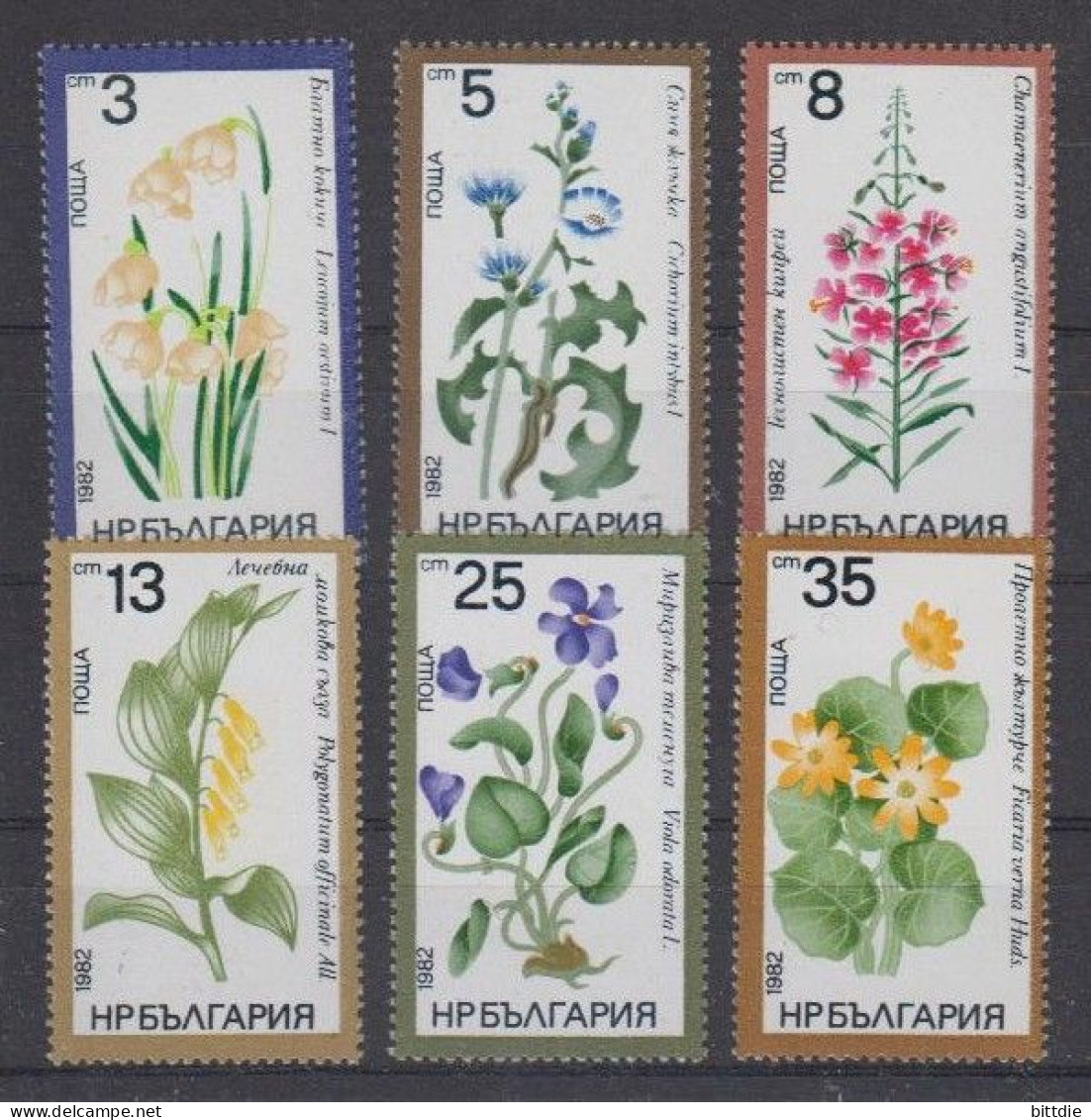 Bulgarien, Heilpflanzen 3084/89 , Xx   (A6.1711) - Nuevos