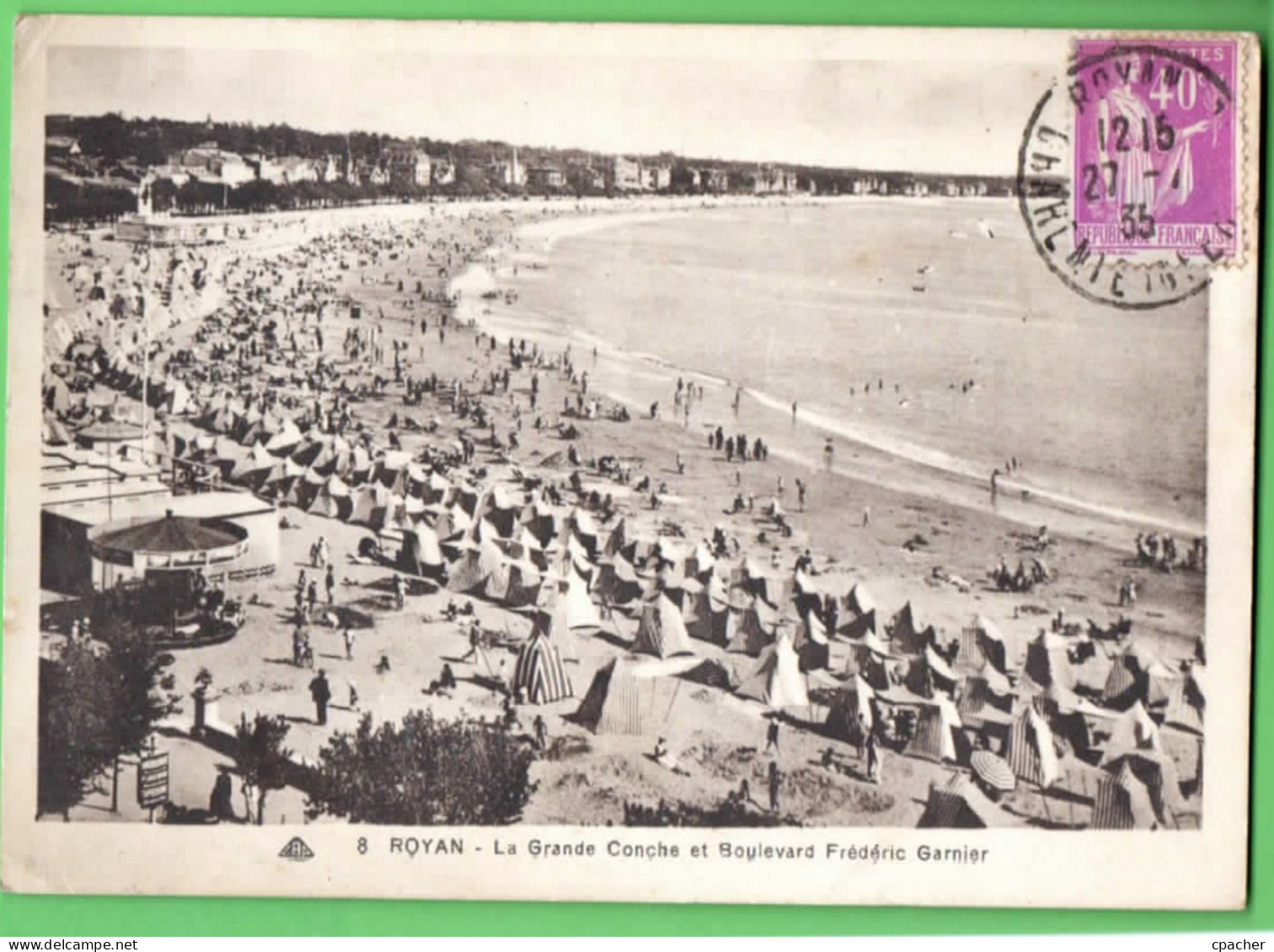 ROYAN - La Grande Conche Et Le Boulevard Garnier - Royan