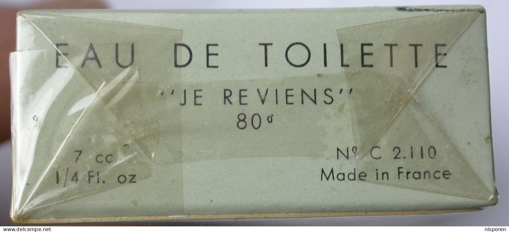 Echantillon Eau De Toilette - Worth " Je Reviens" - 80° -  7 Cc - (pas Déballé) - Miniatures Femmes (avec Boite)