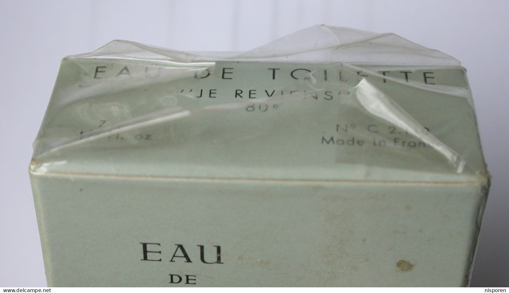 Echantillon Eau De Toilette - Worth " Je Reviens" - 80° -  7 Cc - (pas Déballé) - Miniaturen Damendüfte (mit Verpackung)