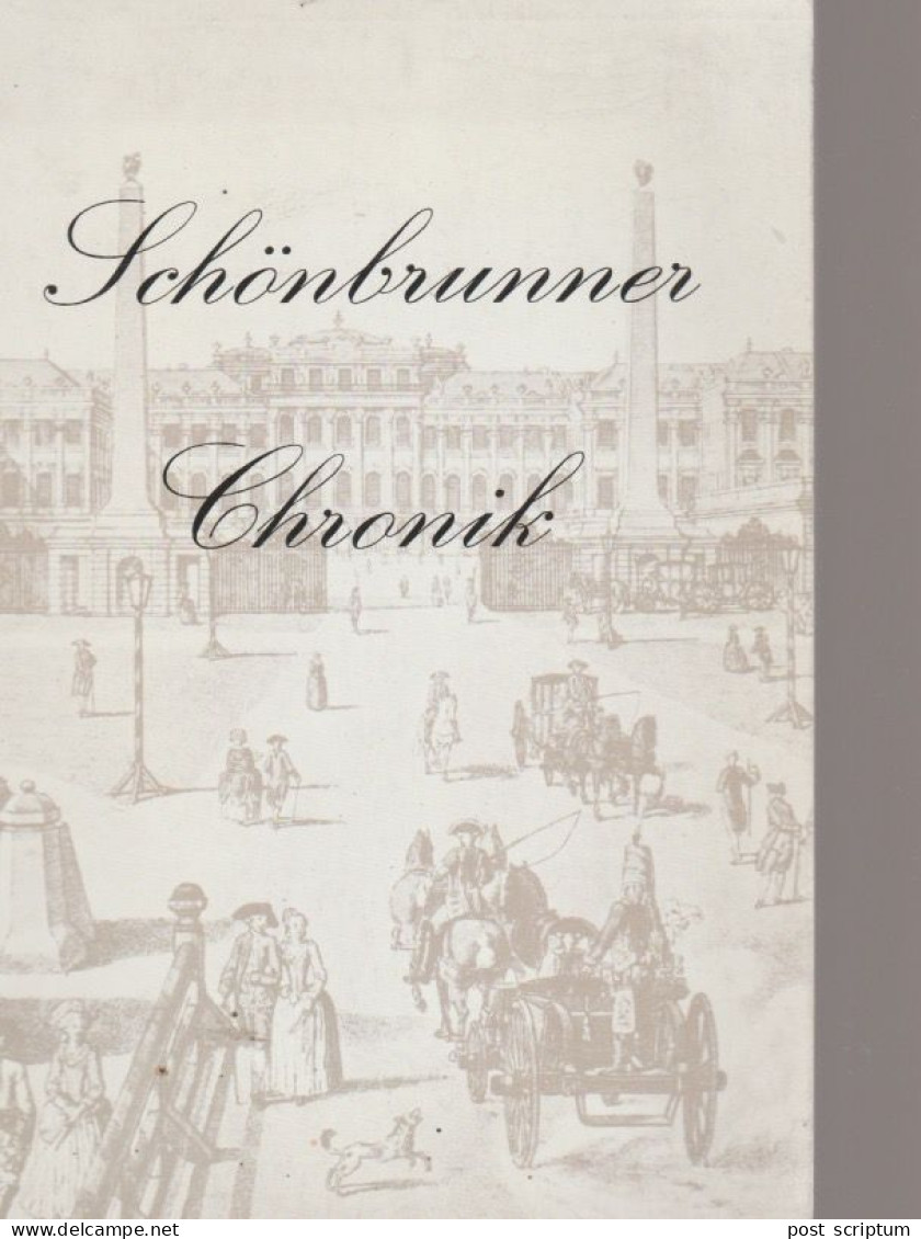 Livre - Wien - Schönbrunn- Schönbrunner Chronik - Oostenrijk