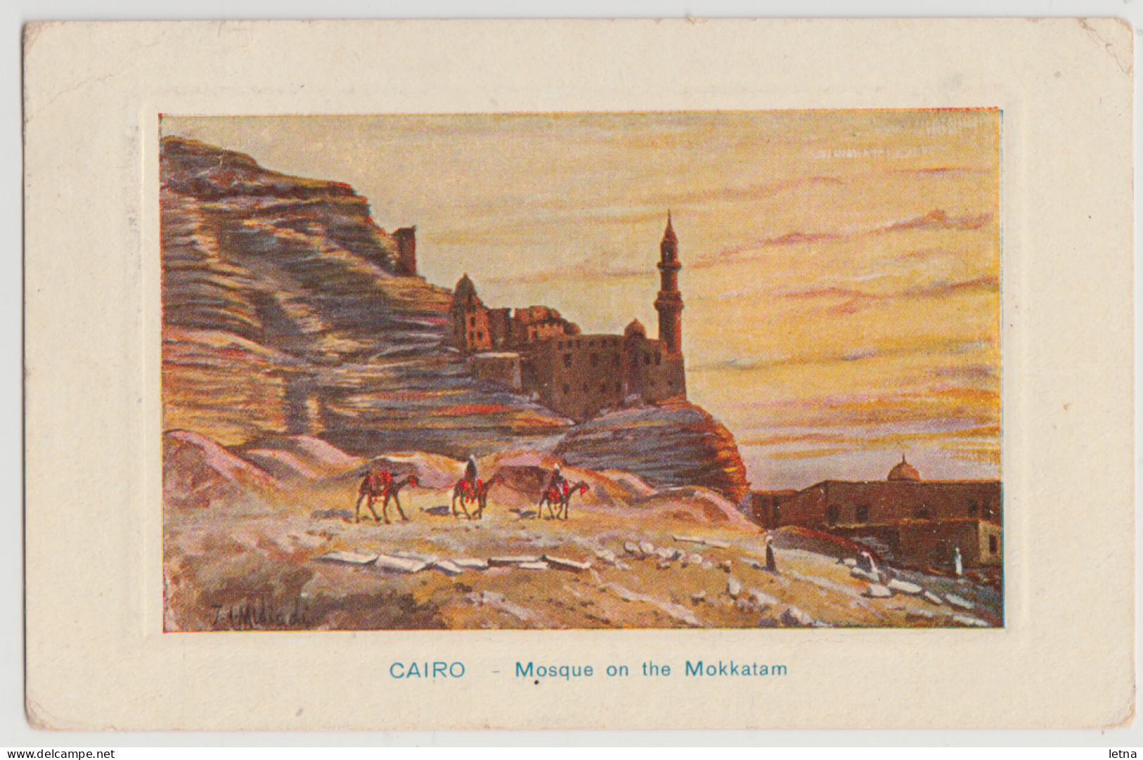 AUSTRALIA KGV STAMP Egypt CAIRO Postcard 1926 NAPLES PAQUEBOT Posted On Ship To NSW - Cairo