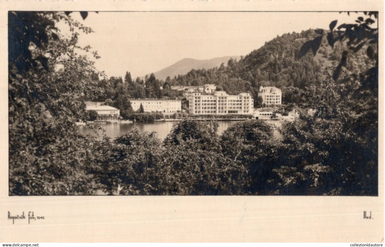 BLED - CARTOLINA FP SPEDITA NEL 1939 - Slovénie