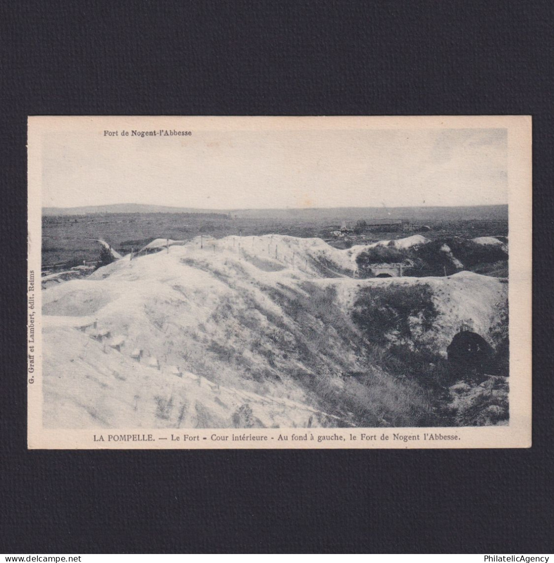 FRANCE, Postcard WWI, Fort De Nogent-l'Abbesse, La Pompelle, Unused - Oorlog 1914-18
