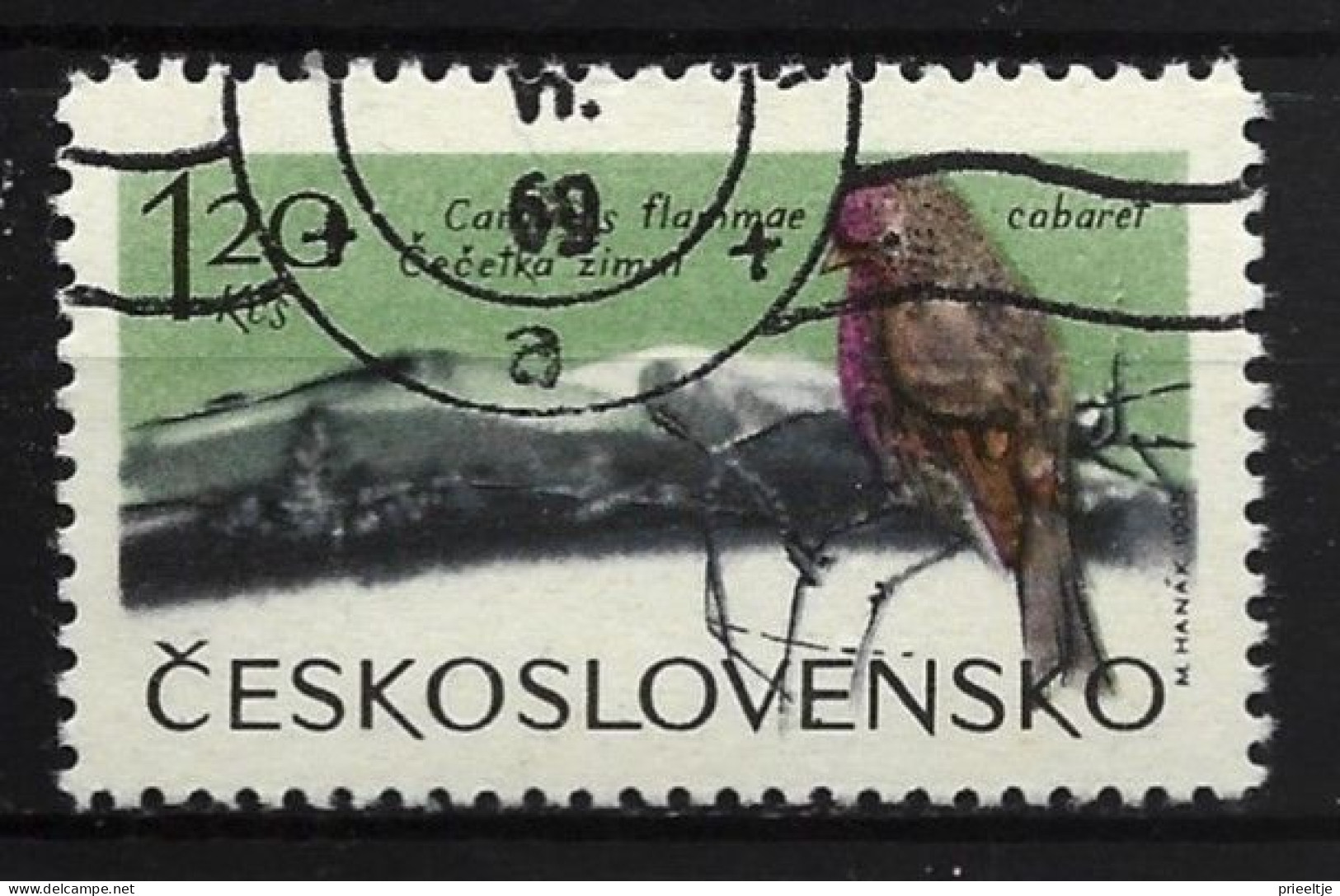 Ceskoslovensko 1965 Bird Y.T. 1435  (0) - Used Stamps