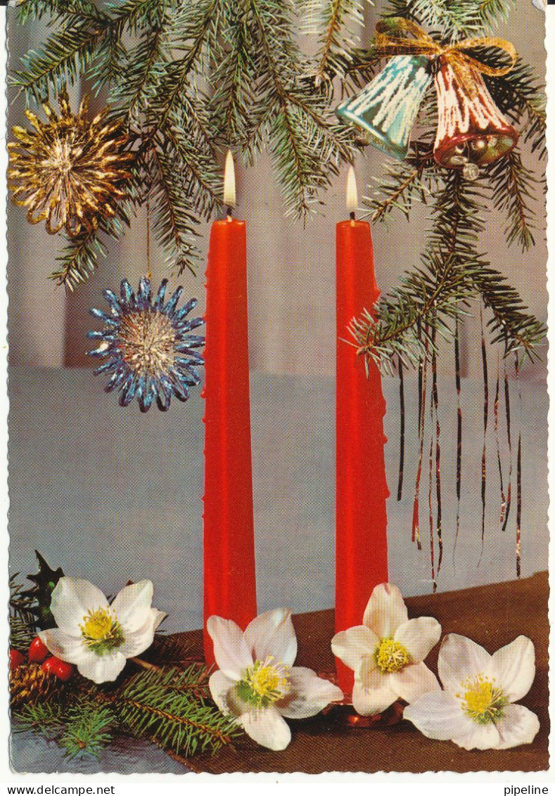 Finland Postcard Sent To Denmark 17-12-1964 (Christmas) - Finlandia