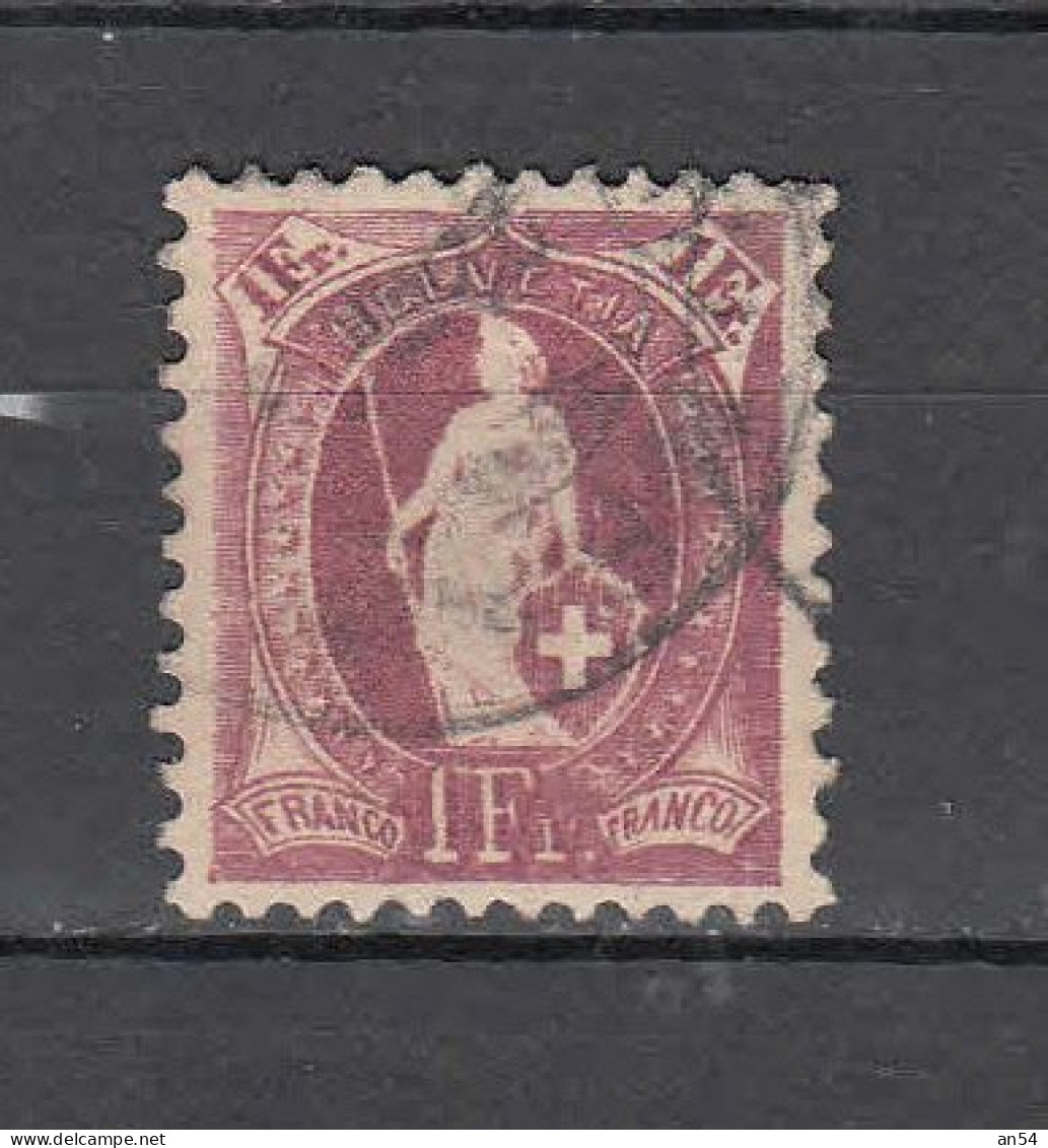 1891   N° 71C    OBLITERE    CATALOGUE   SBK - Used Stamps