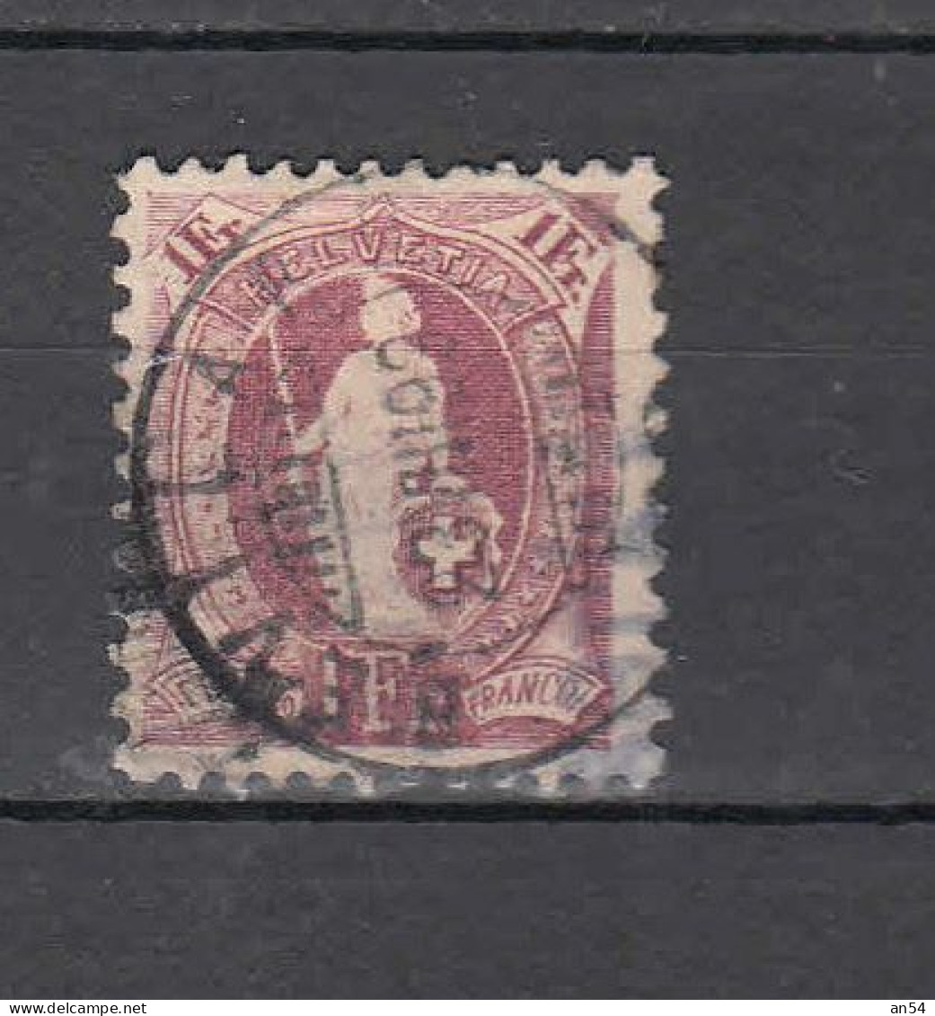 1891   N° 71C    OBLITERE    CATALOGUE   SBK - Used Stamps