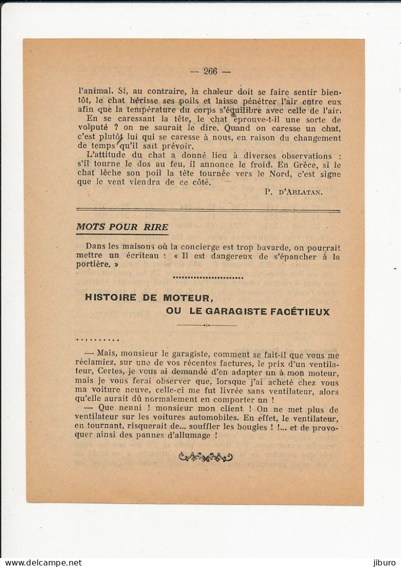 Humour 1926 Ventilateur Pour Moteur Voiture Facture Garagiste Bougies Panne D'allumage Nombre 37 Et 73 - Non Classés