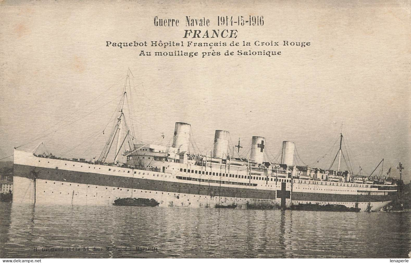 D4555 Guerre Navale France Paquebot - Guerre