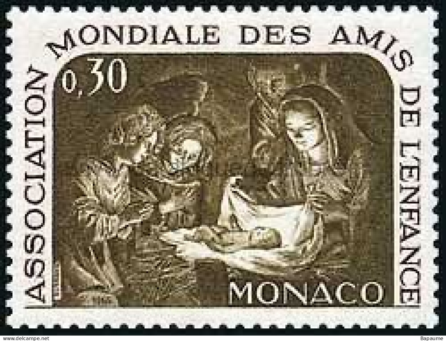 Monaco - Yvert & Tellier N°688 - Association Mondiale Des Amis De L'enfance - Neuf** NMH Cote Catalogue 0,50€ - Unused Stamps